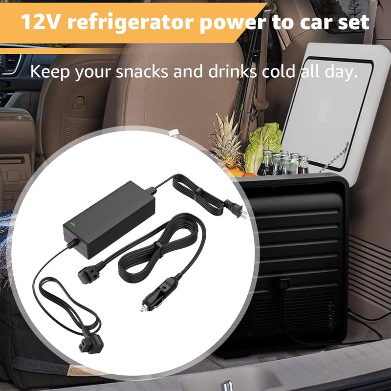Norward Power Cord Compatible with Alpicool, Bodega, Euhomy, BougeRV, ARB, ICECO, Setpower, JoyTutus, Cooler Power Cord for Most AC/DC Adapter Car Refrigerators﻿ ﻿ - Image 2